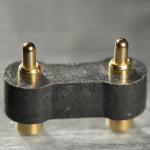 2 pin pogo pin connector plain base type